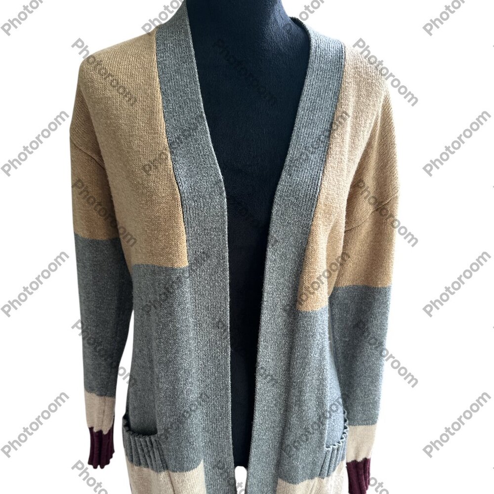LOFT Multicolor Striped Cardigan